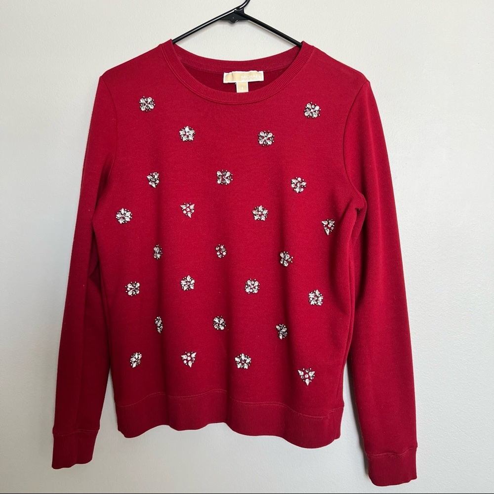 Michael Kors crystal sweatshirt